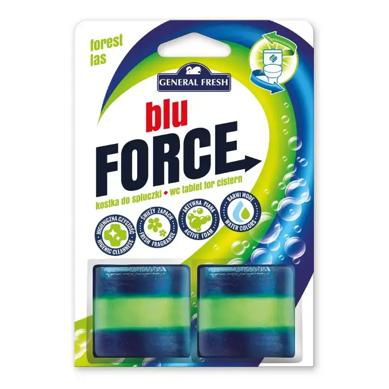 Блокче за тоалетно казанче BLU FORCE 2х50гр Гора