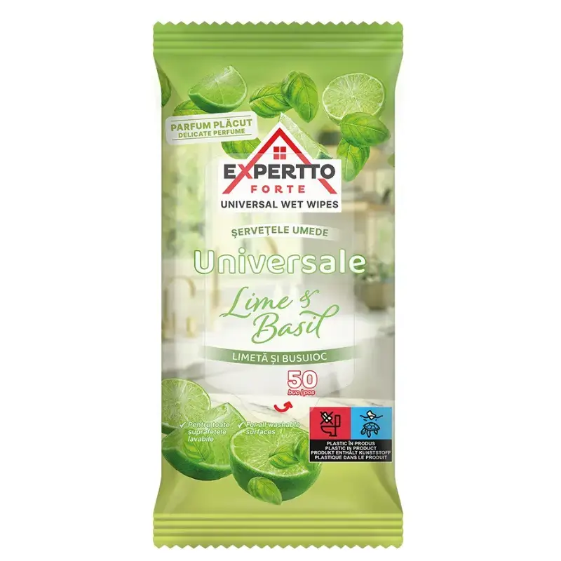 EXPERTTO FORTE Мокри кърпи за всякакви повърхности 50 бр. - Image 2