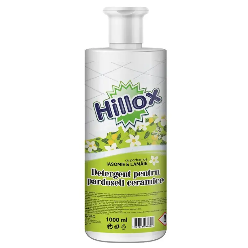 HILLOX Препарат за почистване на под 1л. Жасмин и Лимон